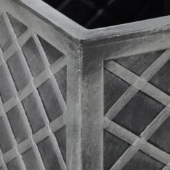 Square Grey Lazio Planter -Garden and Outdoors 1000073267 alt01