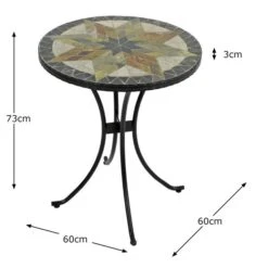 Memphis 60cm Bistro Table -Garden and Outdoors 1000116848 alt09
