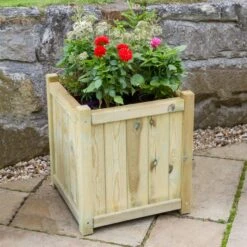 Holywell Set Of 3 Planters -Garden and Outdoors 1000123544 alt02