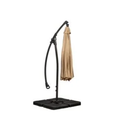 3m Royal Craft Deluxe Pedal Operated Rotational Cantilever Parasol With Cross Stand 26 3m Royal Craft Deluxe Pedal Operated Rotational Cantilever Parasol With Cross Stand -Garden and Outdoors 1000147609 alt01