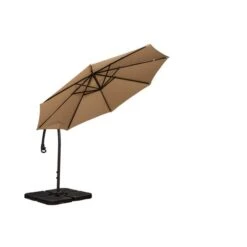 3m Royal Craft Deluxe Pedal Operated Rotational Cantilever Parasol With Cross Stand 28 3m Royal Craft Deluxe Pedal Operated Rotational Cantilever Parasol With Cross Stand -Garden and Outdoors 1000147609 alt03