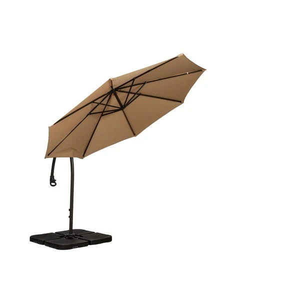 3m Royal Craft Deluxe Pedal Operated Rotational Cantilever Parasol With Cross Stand 13 3m Royal Craft Deluxe Pedal Operated Rotational Cantilever Parasol With Cross Stand - Image 13