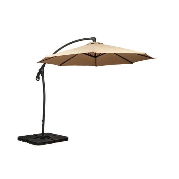 3m Royal Craft Deluxe Pedal Operated Rotational Cantilever Parasol With Cross Stand 14 3m Royal Craft Deluxe Pedal Operated Rotational Cantilever Parasol With Cross Stand - Image 14