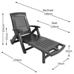 Trabella Potenza Lounger -Garden and Outdoors 1000148059 alt09