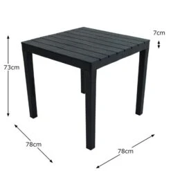 Trabella Roma Square Table -Garden and Outdoors 1000148060 alt09