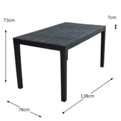 Trabella Roma Rectangular Table -Garden and Outdoors 1000148061 alt09