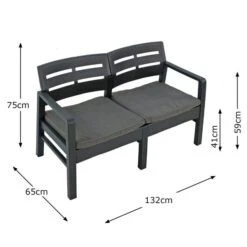 Trabella Venice 4 Seater Conversation Set -Garden and Outdoors 1000148101 alt07