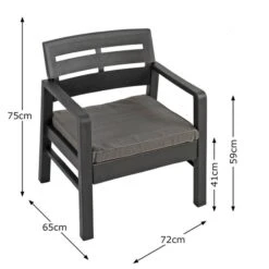 Trabella Venice 4 Seater Conversation Set -Garden and Outdoors 1000148101 alt08