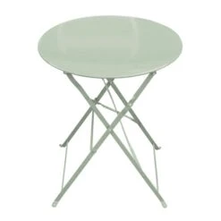 Heritage 2 Seater Green Folding Metal Bistro Set -Garden and Outdoors 1000162676 alt02