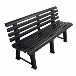 Brindisi 3 Seater Dark Grey Bench -Garden and Outdoors 1000162723 alt02