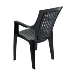 Tivoli 2 Seater Dark Grey Bistro Set With Parma Chairs -Garden and Outdoors 1000162754 alt07