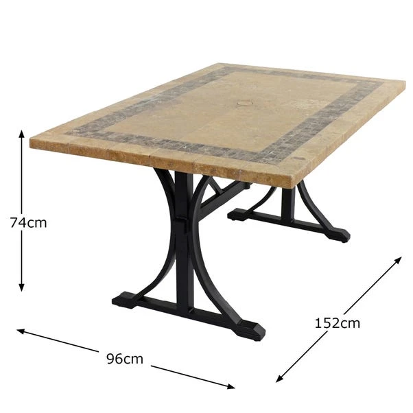 Charleston 6 Seater Dining Set With Ascot Chairs 4 Charleston 6 Seater Dining Set With Ascot Chairs - Image 4