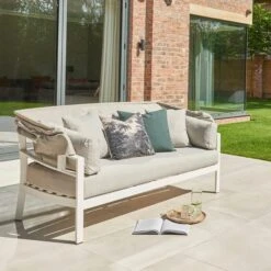 Titchwell White Day Bed 7 Titchwell White Day Bed -Garden and Outdoors 1000185468 alt03