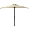 Charles Bentley 2.7m Half Balcony Parasol With Crank