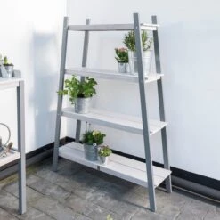 Florenity Ladder Plant Pot Shelf 6 Florenity Ladder Plant Pot Shelf -Garden and Outdoors 30601059