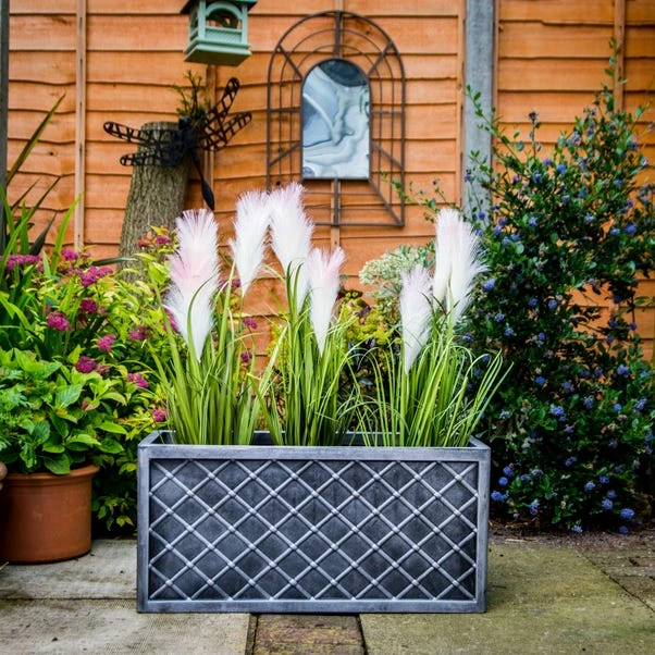 Lazio Pewter Trough 1 Lazio Pewter Trough