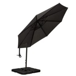 3m Royal Craft Deluxe Pedal Operated Rotational Cantilever Parasol With Cross Stand 20 3m Royal Craft Deluxe Pedal Operated Rotational Cantilever Parasol With Cross Stand -Garden and Outdoors 30650022 alt04