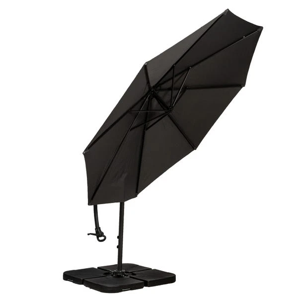 3m Royal Craft Deluxe Pedal Operated Rotational Cantilever Parasol With Cross Stand 6 3m Royal Craft Deluxe Pedal Operated Rotational Cantilever Parasol With Cross Stand - Image 6