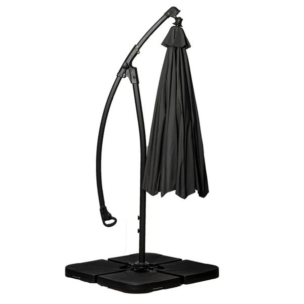 3m Royal Craft Deluxe Pedal Operated Rotational Cantilever Parasol With Cross Stand 7 3m Royal Craft Deluxe Pedal Operated Rotational Cantilever Parasol With Cross Stand - Image 7