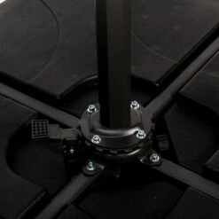 3m Royal Craft Deluxe Pedal Operated Rotational Cantilever Parasol With Cross Stand 25 3m Royal Craft Deluxe Pedal Operated Rotational Cantilever Parasol With Cross Stand -Garden and Outdoors 30650022 alt09