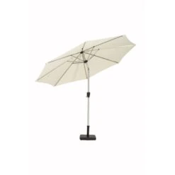 2.5m Brushed Aluminium Crank And Tilt Parasol