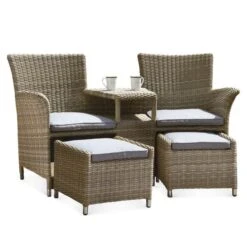 Wentwoth 2 Seater Bistro Set -Garden and Outdoors 30694184 alt04