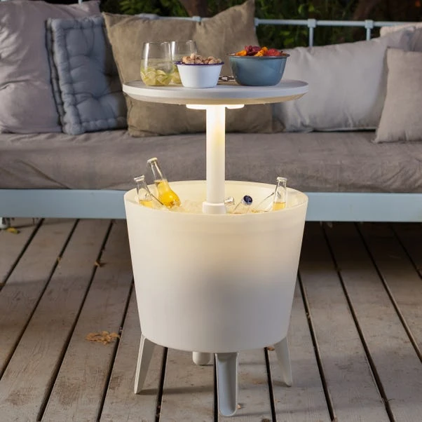 Keter Cool Bar Ice Bucket Table With Lights 1 Keter Cool Bar Ice Bucket Table With Lights