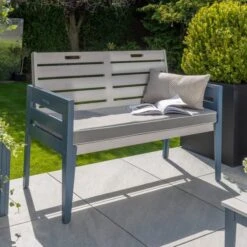 Galaxy 2 Seater Cushioned Bench 5 Galaxy 2 Seater Cushioned Bench -Garden and Outdoors 30695597