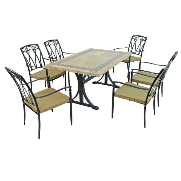 Charleston 6 Seater Dining Set With Ascot Chairs 1 Charleston 6 Seater Dining Set With Ascot Chairs