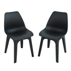 Eolo Pack Of 2 Matte Chairs 7 Eolo Pack Of 2 Matte Chairs -Garden and Outdoors 30725516