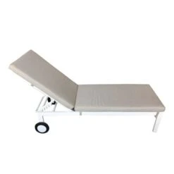 Titchwell Lounger, White -Garden and Outdoors 30728735 alt02