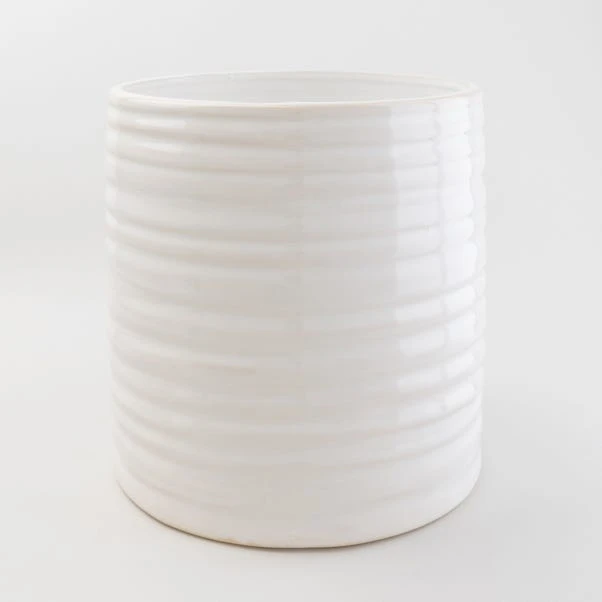 Churchgate Ceramic Ripple Plant Pot 1 Churchgate Ceramic Ripple Plant Pot