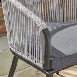 Crescent 6 Seater Dining Set -Garden and Outdoors 30788620 alt03