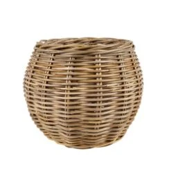 Churchgate Set Of 2 Rattan Planters 8 Churchgate Set Of 2 Rattan Planters -Garden and Outdoors 30788937 alt03