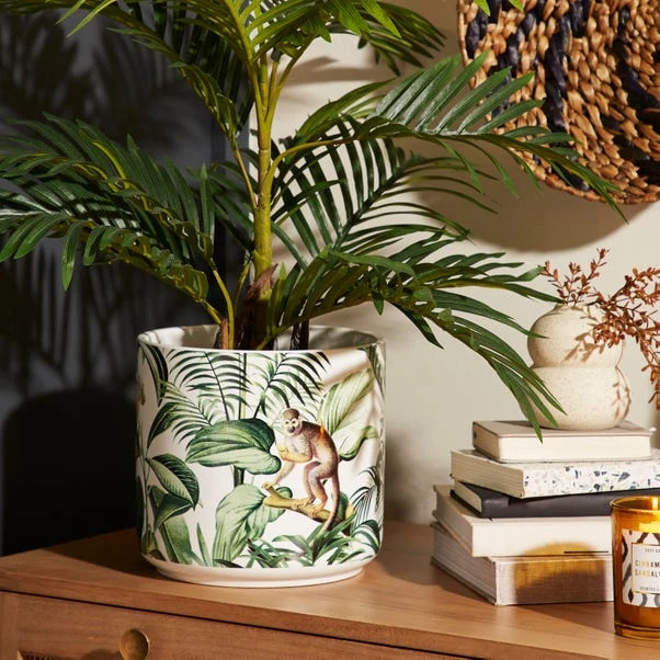 Large Ceramic Monkey Plant Pot 1 Large Ceramic Monkey Plant Pot