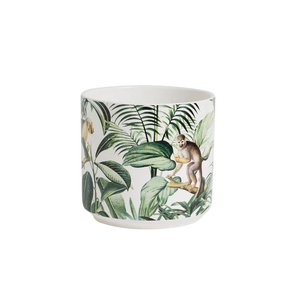Large Ceramic Monkey Plant Pot 2 Large Ceramic Monkey Plant Pot - Image 2