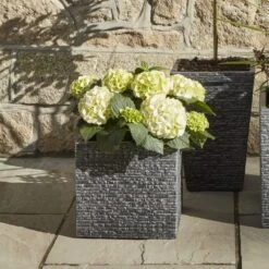 Slate Planter Square -Garden and Outdoors 30804439 alt03