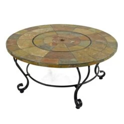 Bayfield Coffee Table Firepit 89cm -Garden and Outdoors 30826765 alt03