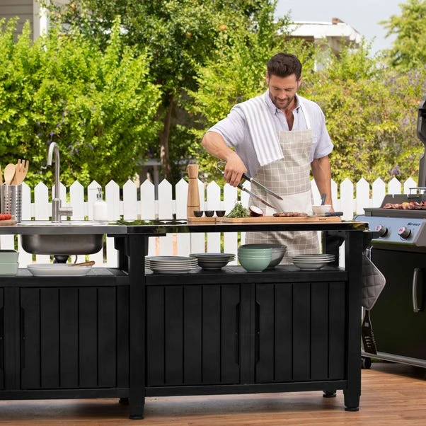 Keter Large Utility Outdoor Chef Kitchen 1 Keter Large Utility Outdoor Chef Kitchen
