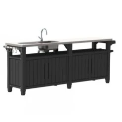 Keter Large Utility Outdoor Chef Kitchen 14 Keter Large Utility Outdoor Chef Kitchen -Garden and Outdoors 30848833 alt06