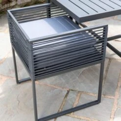 Sheringham Rope 4 Seater Cube Dining Set -Garden and Outdoors 30854675 alt02