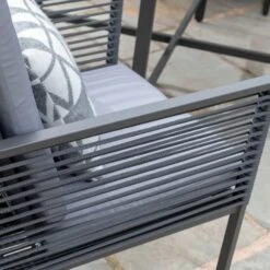 Sheringham Rope 4 Seater Cube Dining Set -Garden and Outdoors 30854675 alt05