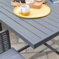 Sheringham Rope 4 Seater Cube Dining Set -Garden and Outdoors 30854675 alt06