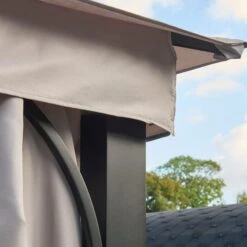 Luxury 3m X 3m Gazebo With LED Light -Garden and Outdoors 30854702 alt04