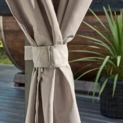 Luxury 3m X 3m Gazebo With LED Light -Garden and Outdoors 30854702 alt05