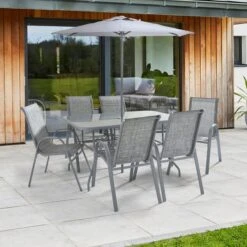 8 Piece Garden Dining Set 29 8 Piece Garden Dining Set -Garden and Outdoors 30864323 alt01