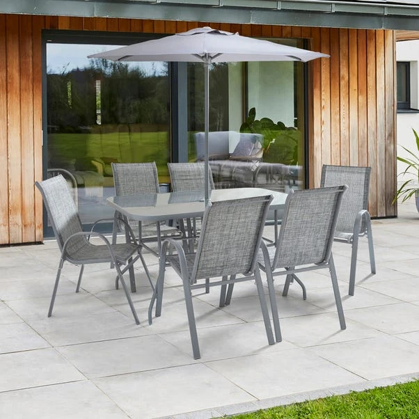 8 Piece Garden Dining Set 10 8 Piece Garden Dining Set - Image 10