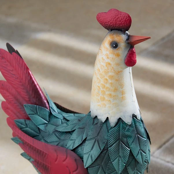 Iron Chicken Sculpture 2 Iron Chicken Sculpture - Image 2