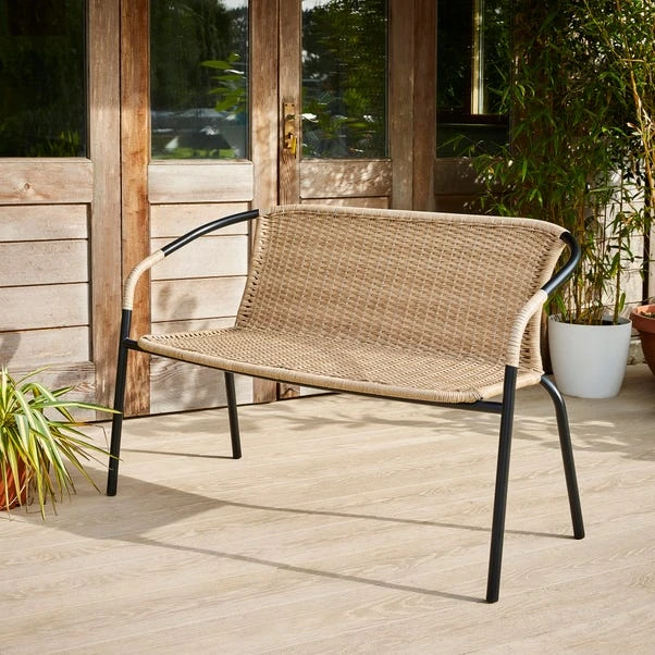 Rattan Bench 2 Rattan Bench - Image 2