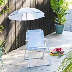 Children's Chair With Parasol -Garden and Outdoors 30870394